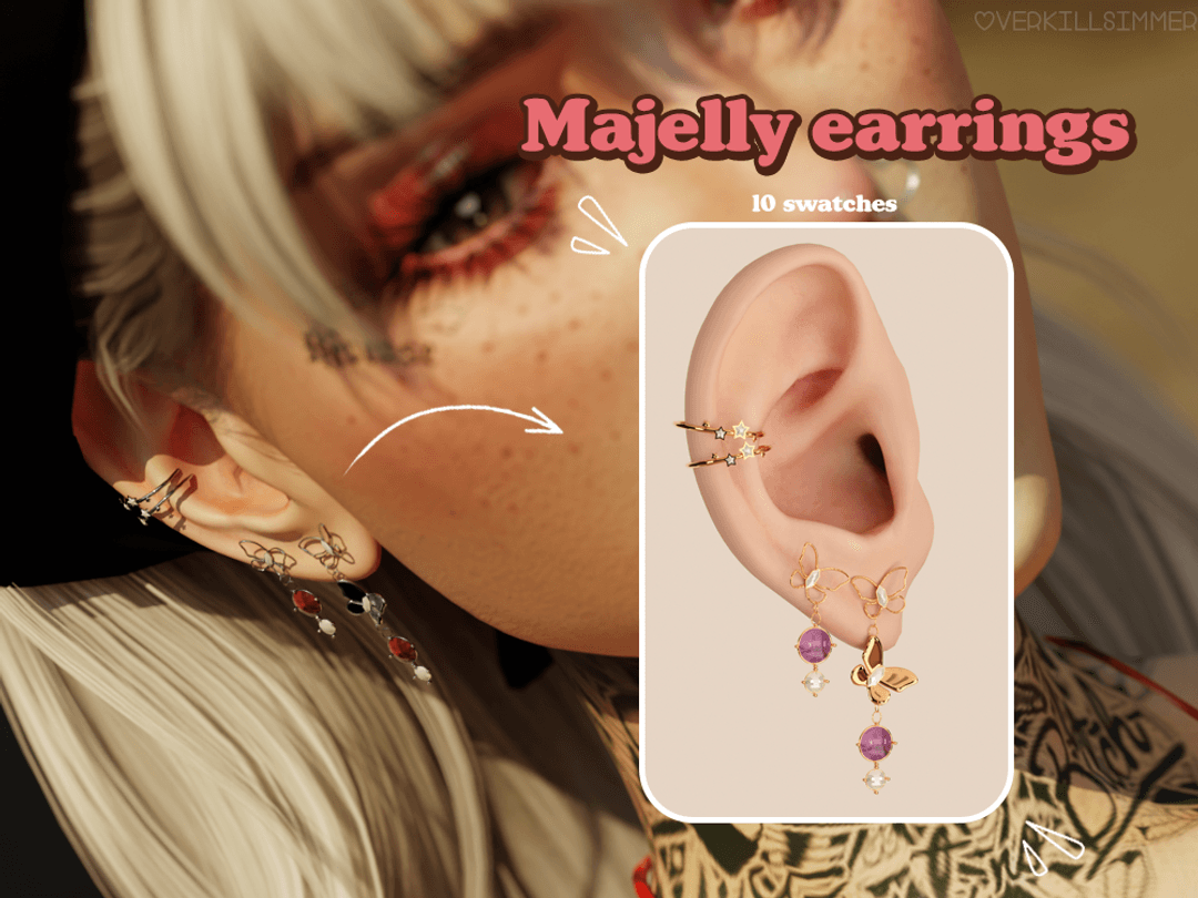 Серьги Majelly
